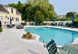 pool at the luxury townhome rental near the beach in Cape May NJ